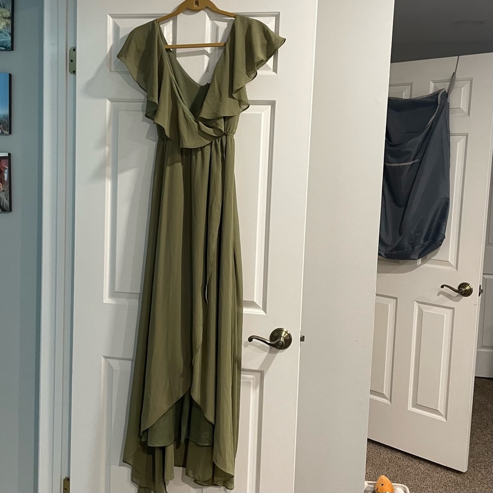 Katya Ruffle Maxi Dress